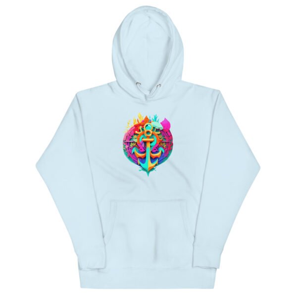 unisex-premium-hoodie-sky-blue-front-663c36d79610e.jpg Vibrant Anchor Unisex Hoodie