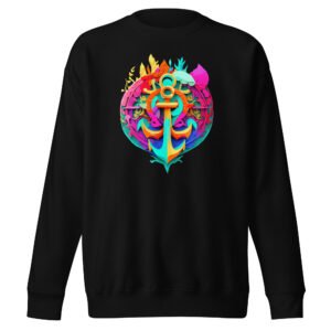 Vibrant Anchor Unisex Premium Sweatshirt