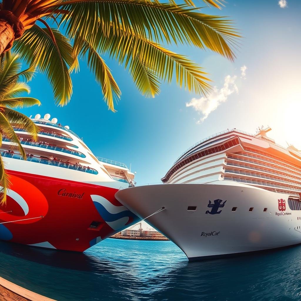Carnival vs Royal Caribbean ship comparison