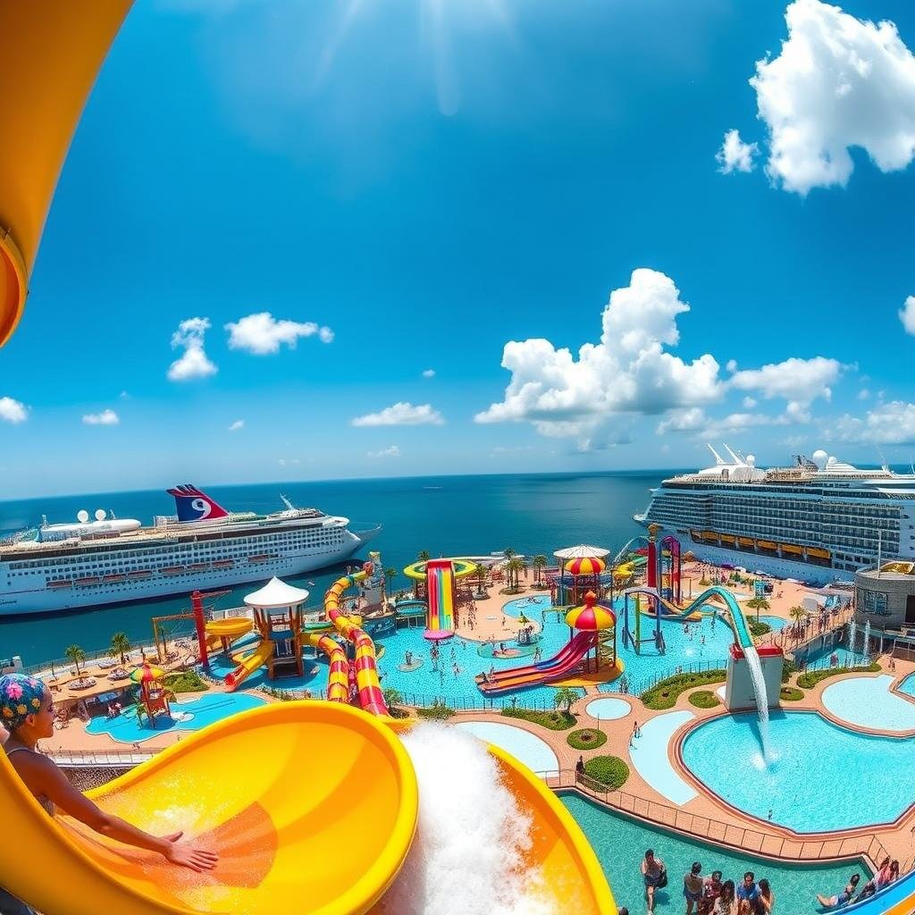 Carnival vs Royal Caribbean water parks