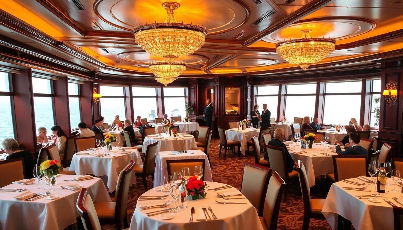 cruise dining experience